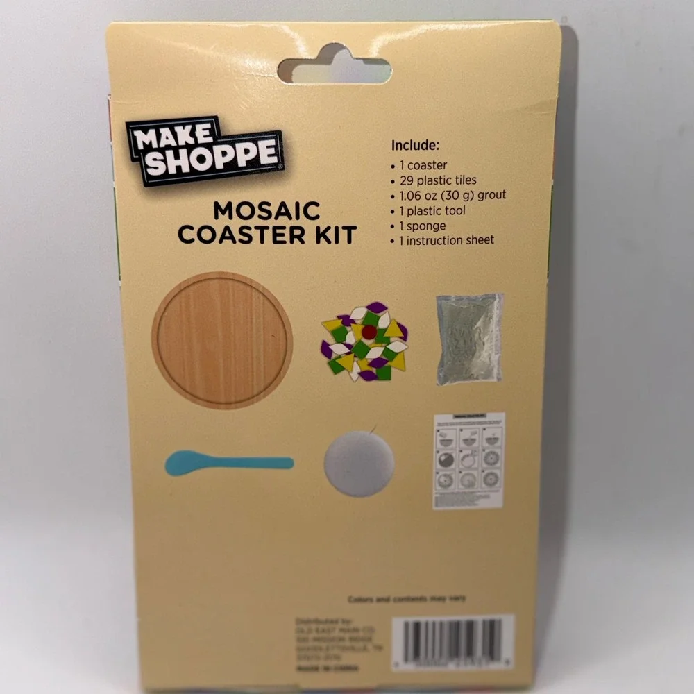 Make Shoppe Mosaic Craft Kit Bundle DIY Creative Arts Activity Kidcore 5pk